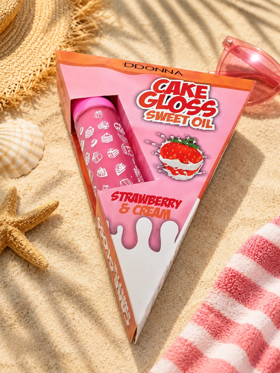 Cake Gloss Sweet Oil – Strawberry & Cream 🍓🍰